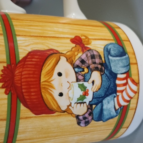 Vintage Mug 1984 Country Cousins Holiday Winter Coffee Hot Chocolate Drink wear - Picture 3 of 7